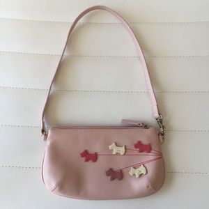 Radley London Pink Small Leather Handbag/Wristlet